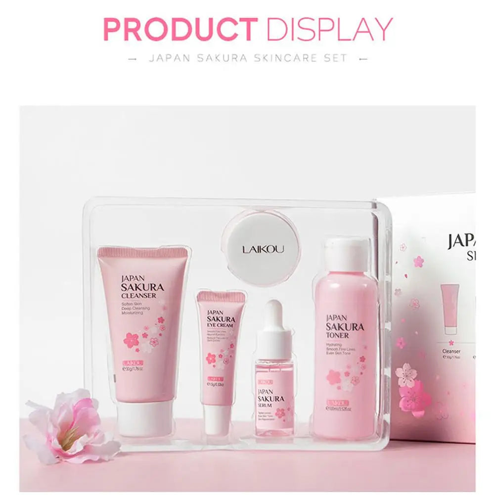 Sakura Facial Skincare Gift Set – Hydrating Full Routine