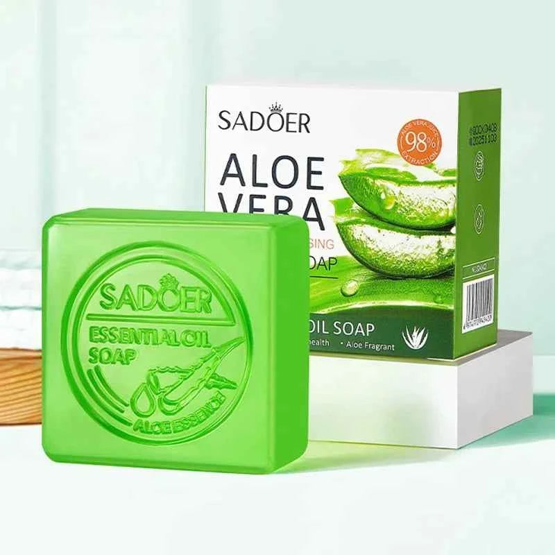 Aloe Facial Cleansing Soap Bar – Hydrating Oil Control