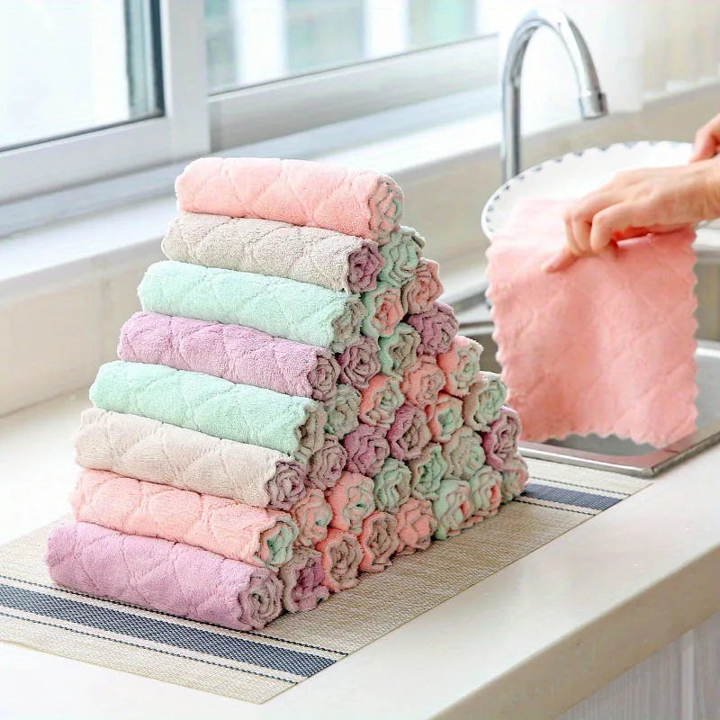 Microfiber Dish Cloth Set – Ultra-Soft, Super Absorbent