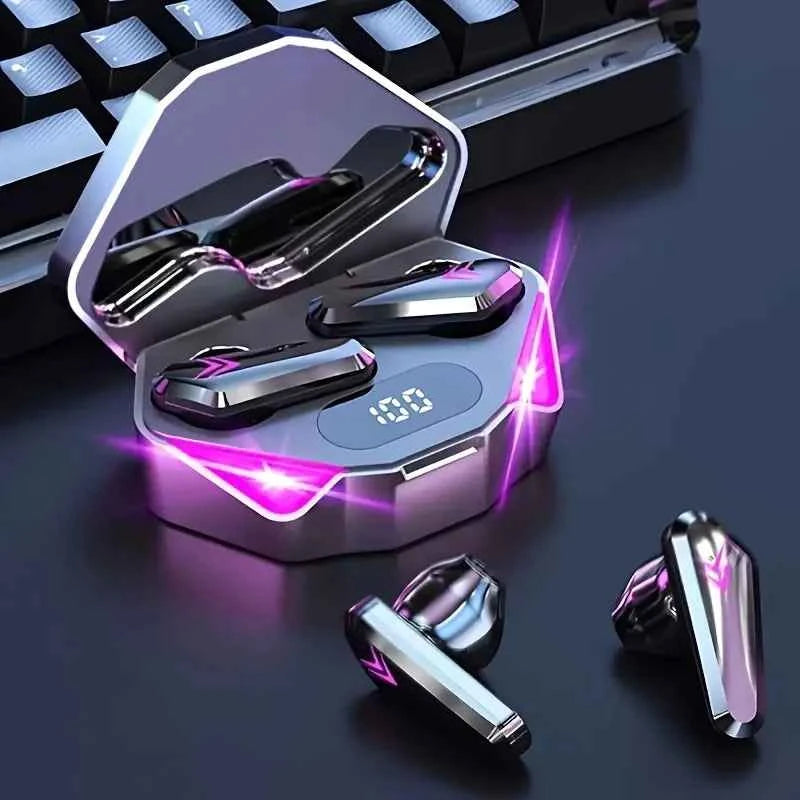 X15 Wireless Bluetooth Earbuds – LED Display Gaming Headset