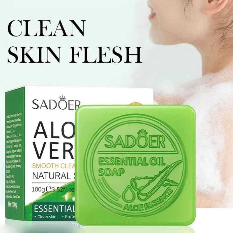 Aloe Facial Cleansing Soap Bar – Hydrating Oil Control