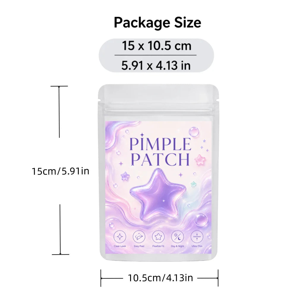 Purple Star Acne Patches – Fun Pimple Patches Set