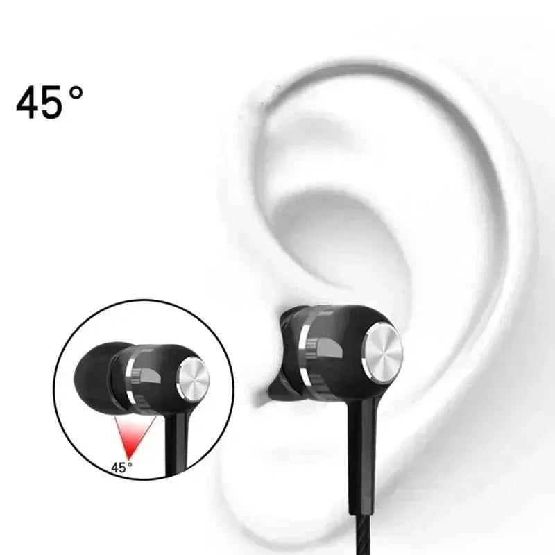 3.5mm In-Ear Wired Earphones With Mic – Heavy Bass