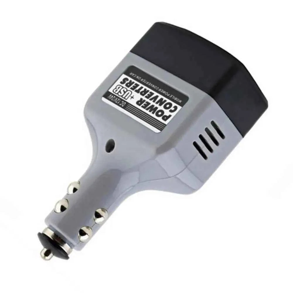 12V/24V to 220V Car Power Inverter with USB Port
