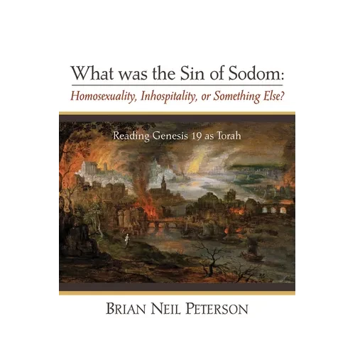 What Was the Sin of Sodom: Homosexuality, Inhospitality, or Something Else?: Reading Genesis 19 as Torah - Hardcover