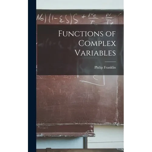 Functions of Complex Variables - Hardcover