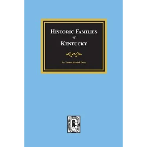 Historic Families of Kentucky - Paperback