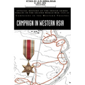 Campaign in Western Asia: Official History of the Indian Armed Forces in the Second World War 1939-45 Campaigns in the Western Theatre - Hardcover