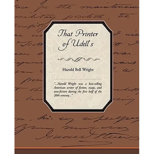 That Printer of Udell's - Paperback