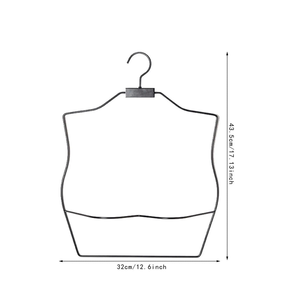 Body Shape Lingerie Hanger Foldable Durable Closet Organizer Swimsuit Hanger for Closet for Stores Boutiques Show Window Bedroom