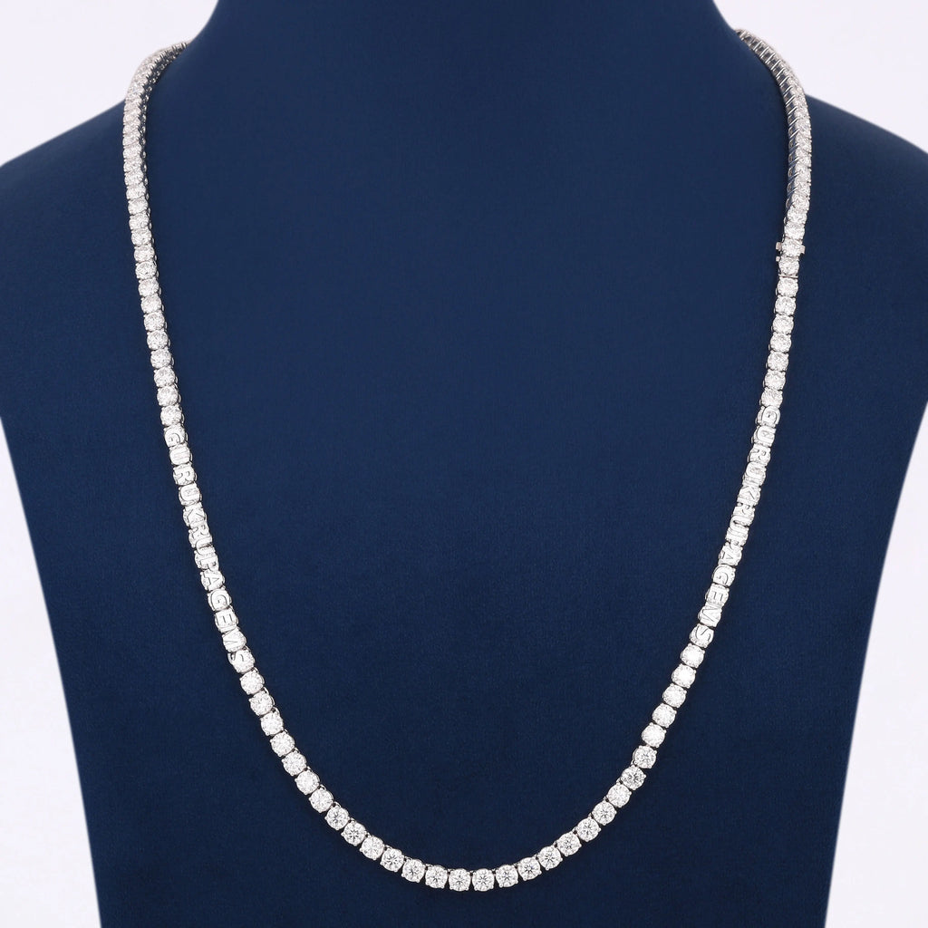 Popular Wholesale 925 Silver VVS Lab Grown Diamond Cuban Link Chain 4MM Width with High Quality Budget Friendly Jewelry