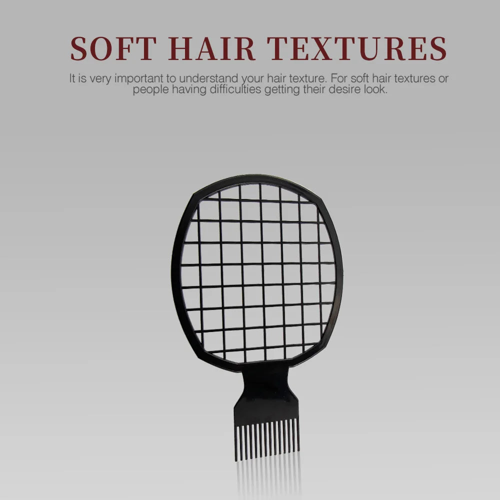 Natural Hairstyling Tools - Twist Wave Hair Tool, Abs Handle, Suitable for African Twists and Curls, Natural Hairstyling, Hair Styling |   Sponge-Shaped Comb |   Durable Hair Styling Tools, Hair Styling Tools