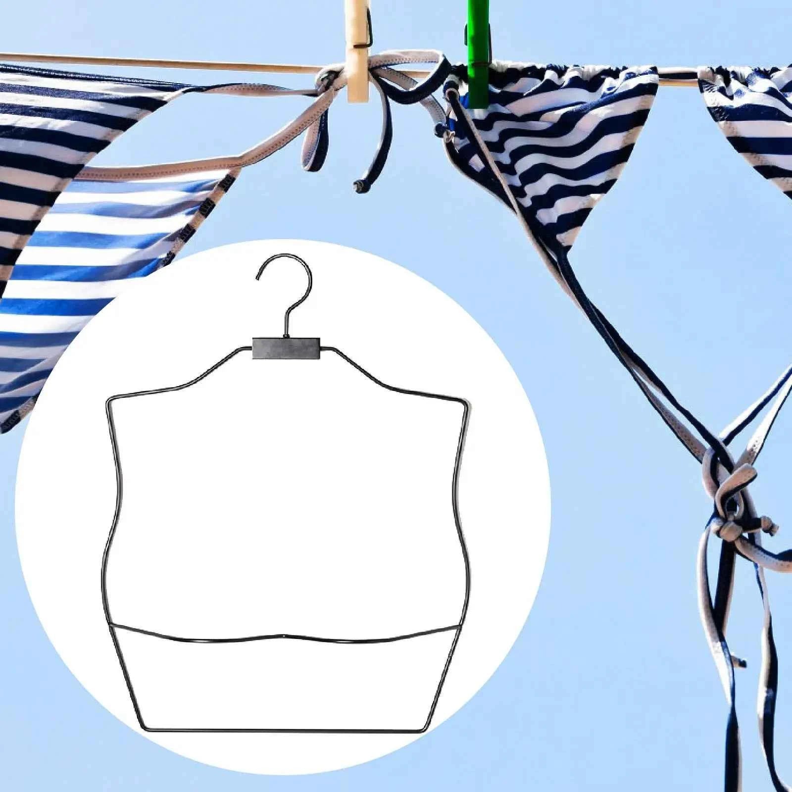 Body Shape Lingerie Hanger Foldable Durable Closet Organizer Swimsuit Hanger for Closet for Stores Boutiques Show Window Bedroom
