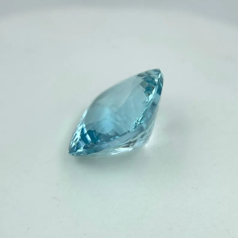 Natural Ruby Asscher Cut Loose Gemstone-High Quality Polished Sky Blue Super Clean Top Grade for Jewelry Making