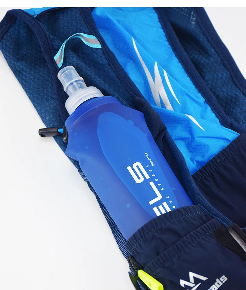WRELS Folding Water Bottle TPU BPA-Free Collapsible Soft Flask Outdoor Sport Hiking Camping Running Portable Soft Water Bottle