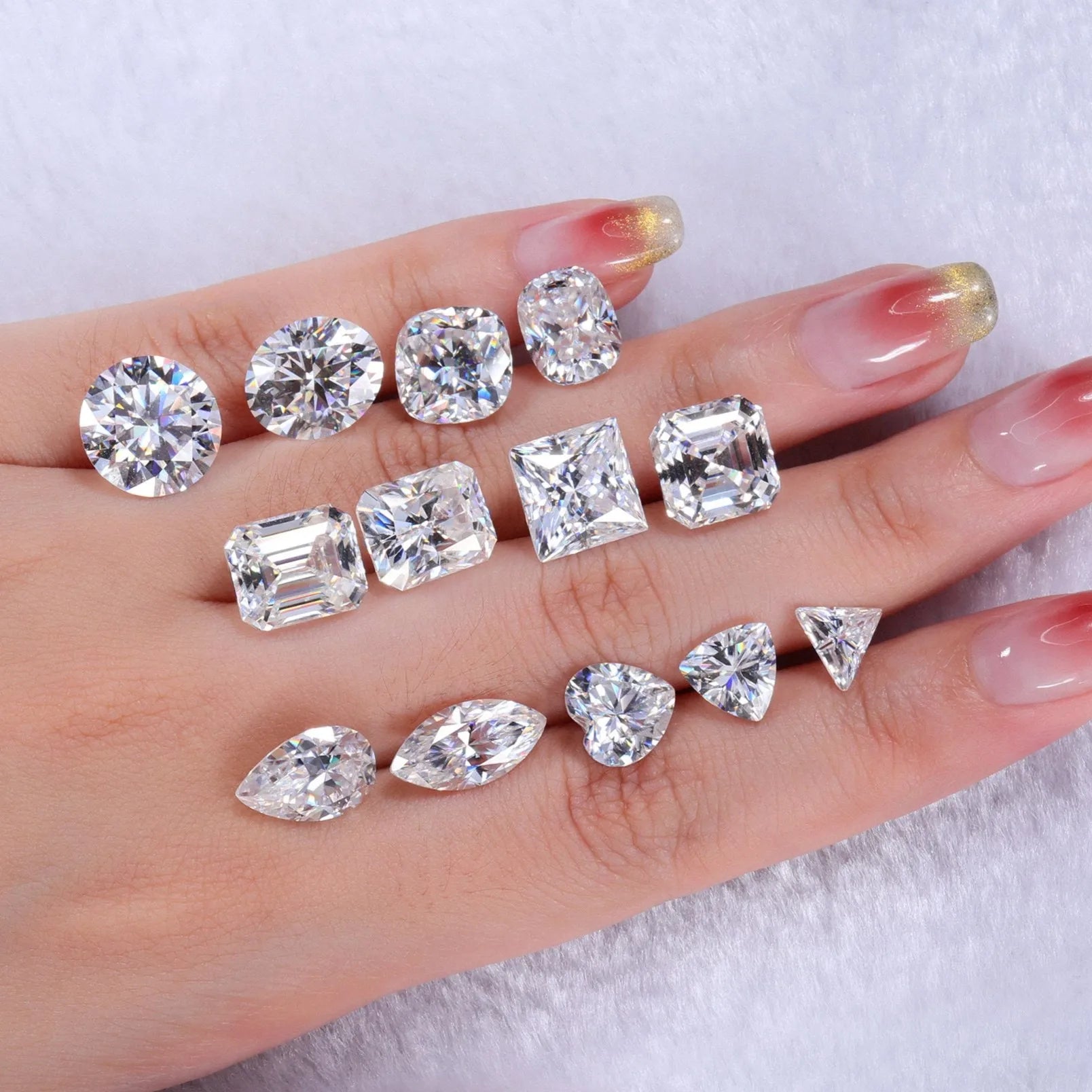 Asscher Shape Loose Lab Grown Diamond IGI Certified CVD Diamond for Personalized jewelry Making High Quality Diamond