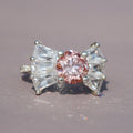 VVS Clarity 1 CT Diamond Brilliant Cut Prong Setting Rhodium Plated Solitaire Ring 925 Sterling Silver White Gold Classic Design