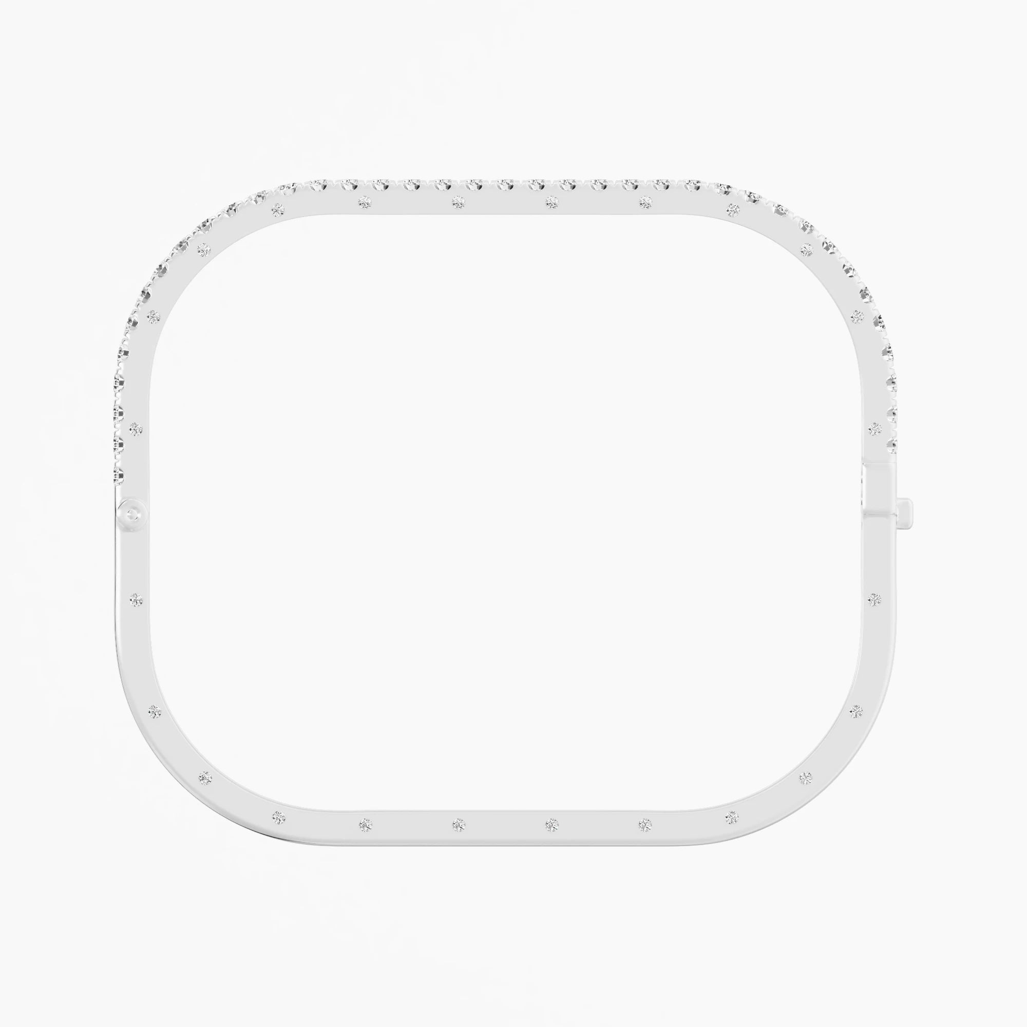 Best Seller Women's Diamond Bracelet Bangle Elegant 1.98 Ct Cut Rhodium Plated 14K/18K Solid Gold Handcrafted Jewelry Most