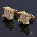 VVS diamond Jewelry IGI Certified Diamond Moissanite Earrings 14k Gold Cute Style Channel Set Stud Earrings For Women