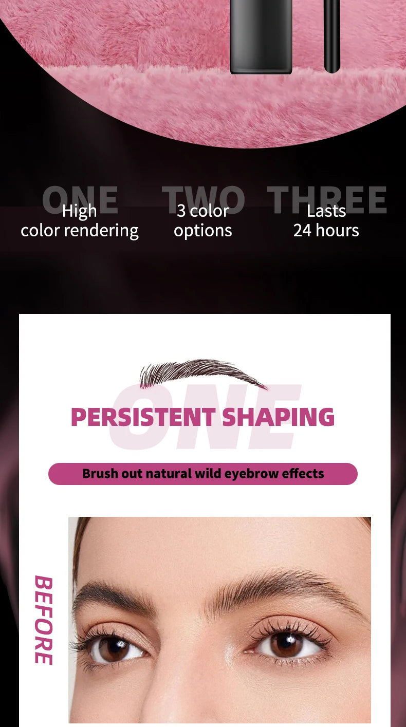Ocheal  Eyebrow Dye Tint Fast Gel Eyelash Kit Eyebrows Tint Dye Makeup Waterproof Long Lasting Eyebrow Cream