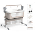 Baby Rocking Bassinet Portable Newborn Cradle Bedside Sleeper for Infant Travel Electric Bassient Co-Sleeper Suit to 6M