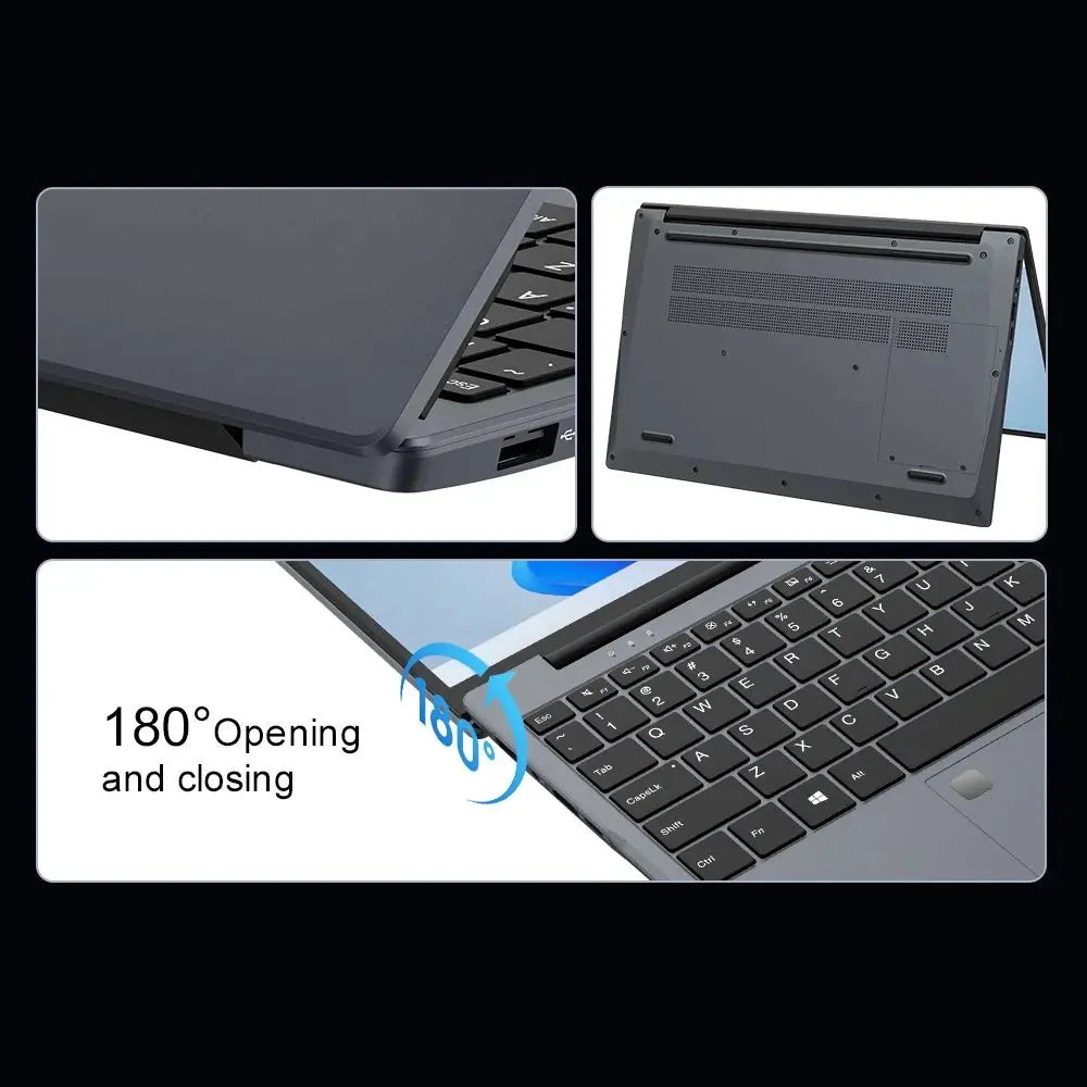New Windows 11 15.6" Ultra Slim Portable Laptop intel Core i9-9900U 16GB RAM 1TB 2TB SSD Fingerprint Office Gaming Laptop PC
