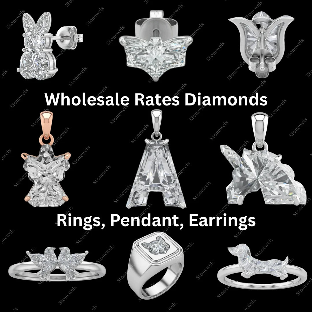 Factory Direct Yellow Butterfly Shape Lab Diamond DEF VVS VS IGI Certified Loose Synthetic Stone for Fine Jewelry