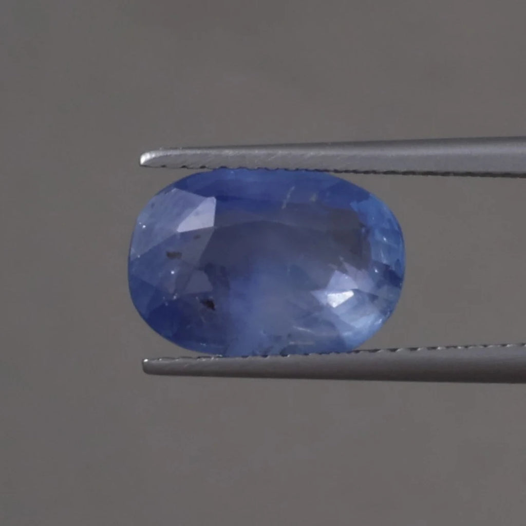Wholesale Lab Created Blue Green Sapphire Loose | 12X8mm Oval Cut | 5.37 Carat Polished 6mm Third Party Certified Sapphire