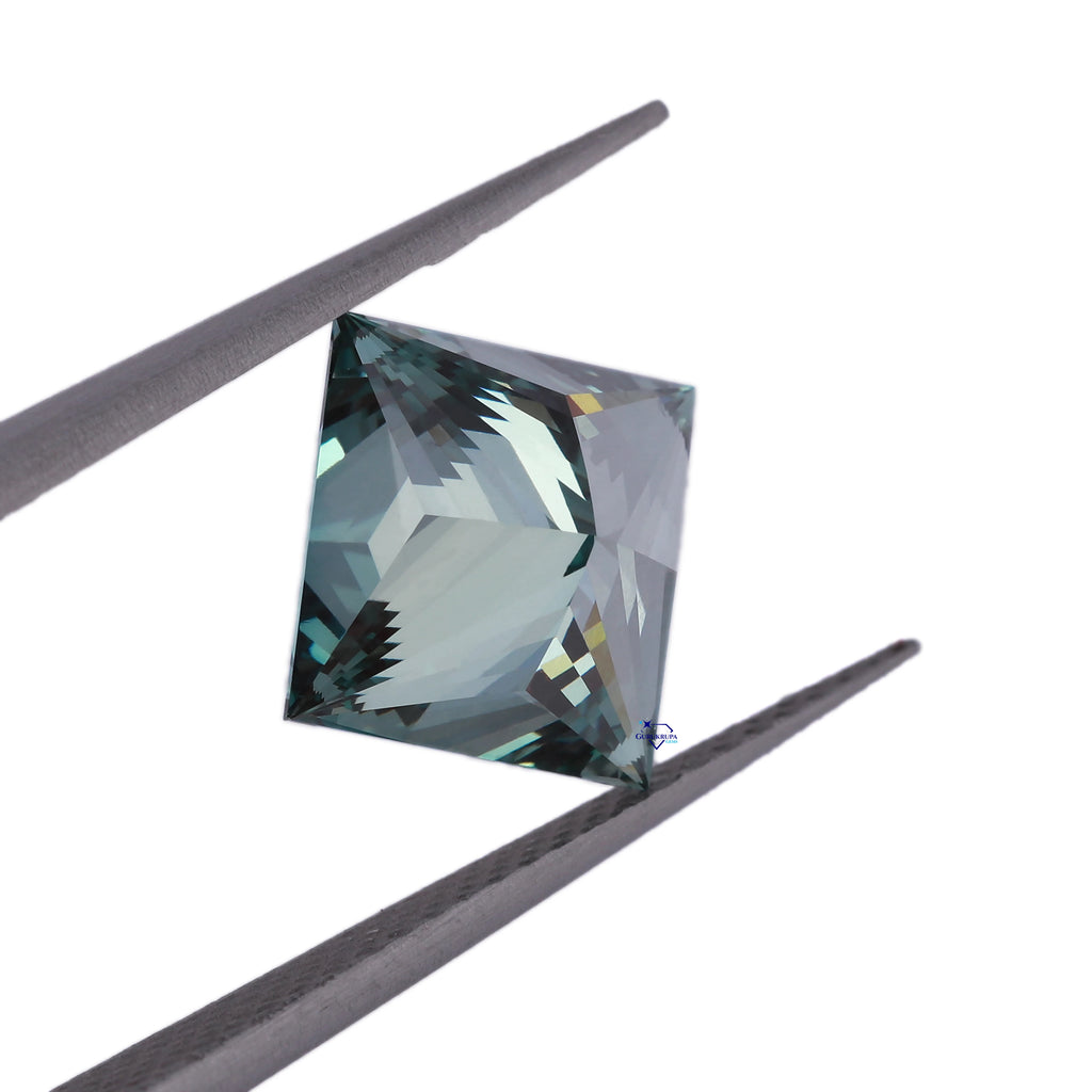 Exquisite Solitaire Princess Cut 4 CT D Color Lab Grown Filled Diamond VS1 Clarity IGI Certified Jewelry