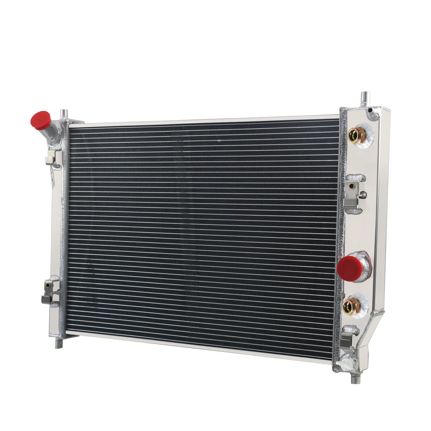 GTGMOTO 4-Row Aluminum Radiator for Chevy Corvette 7.0L 2006-2013 Chevy SSR 5.3L 6.0L 2003-2006