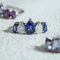 LAX DIORE JEWELS Luxury Brilliant Cut Cluster Zircon Women's Engagement Ring 18K Gold Plated 925 Silver Prong Setting Butterfly