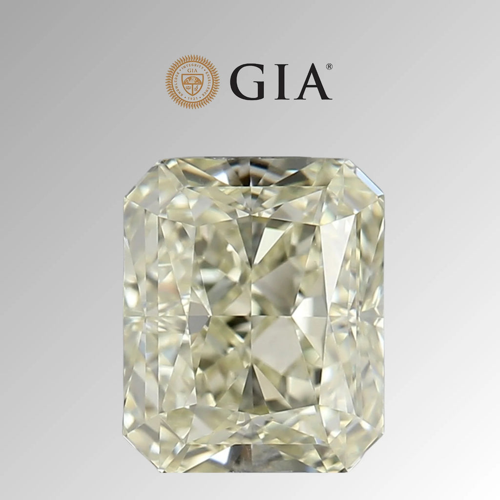 Real Original Radiant Cut Fancy Lab Grown Loose Diamond Jewelry Making Wedding Anniversary Ring