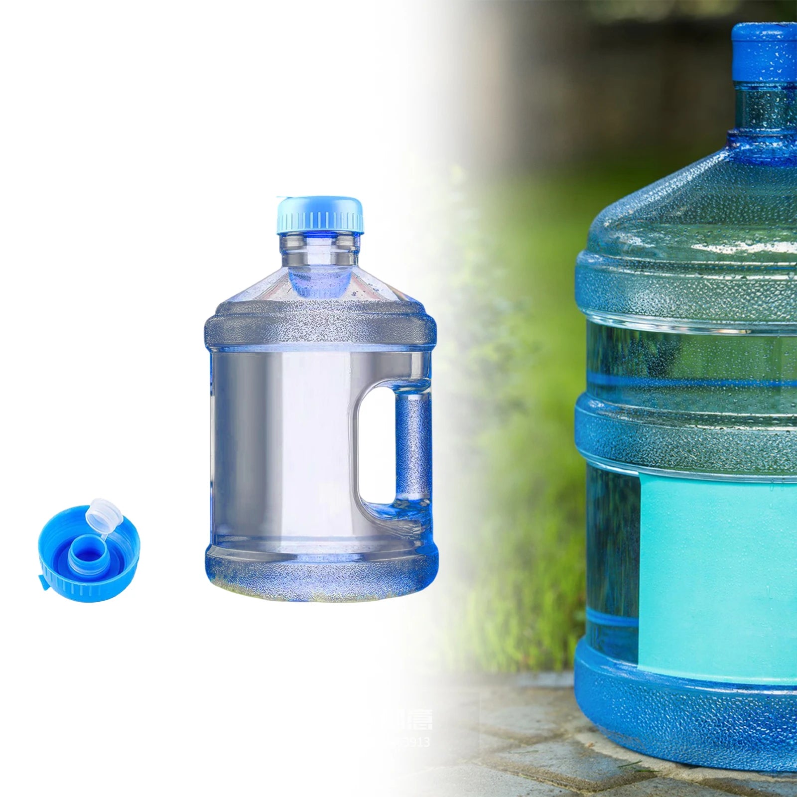 Water Dispenser Water Bottle Pure Water Barrel Round Water Storage Container,Reusable Water Storage Container With Handle