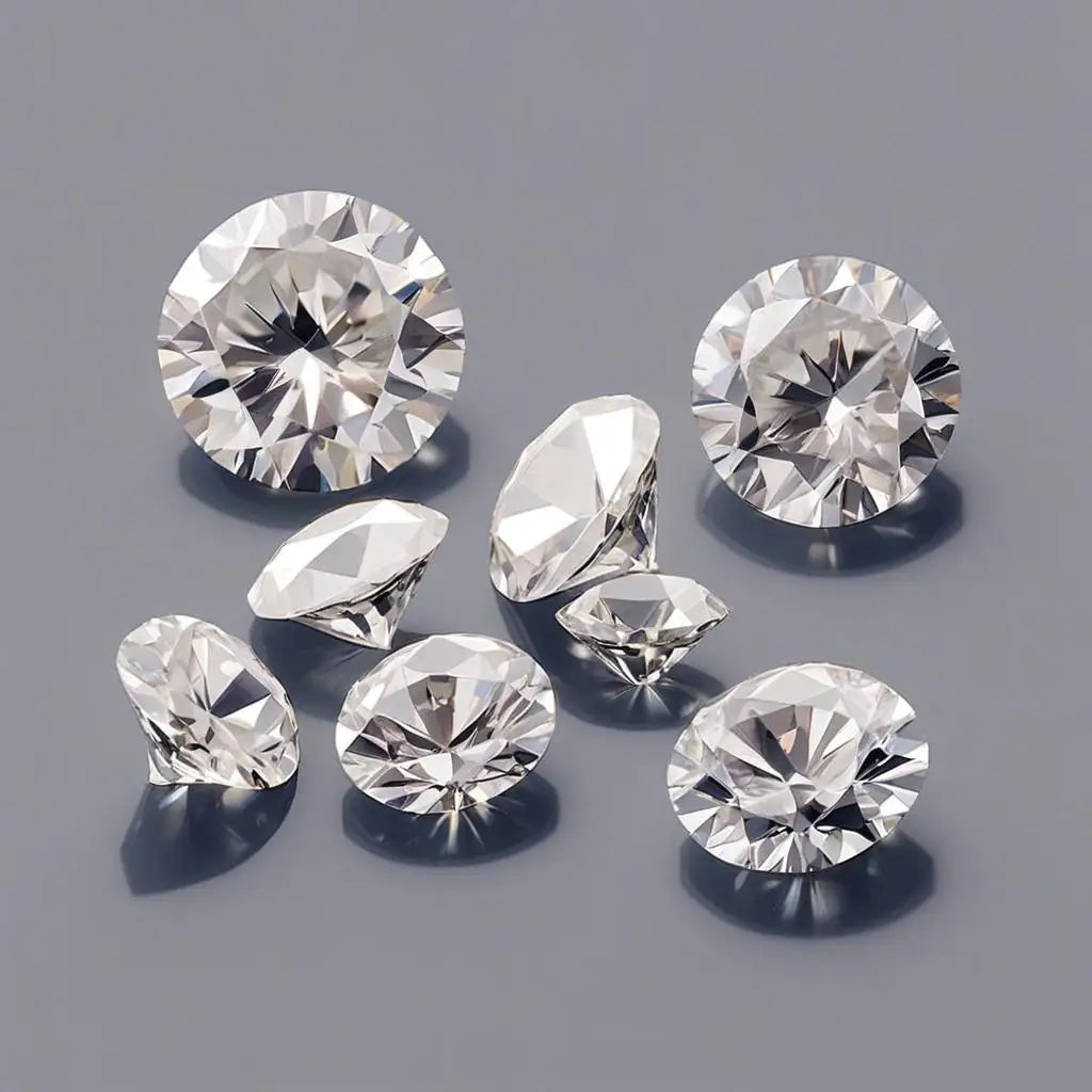 IGI  Certified 7-8 Ct VS Purity Loose White Diamond E F Color HPHT/CVD Certificate Naked Stone for Jewelry Ring Wholesaling