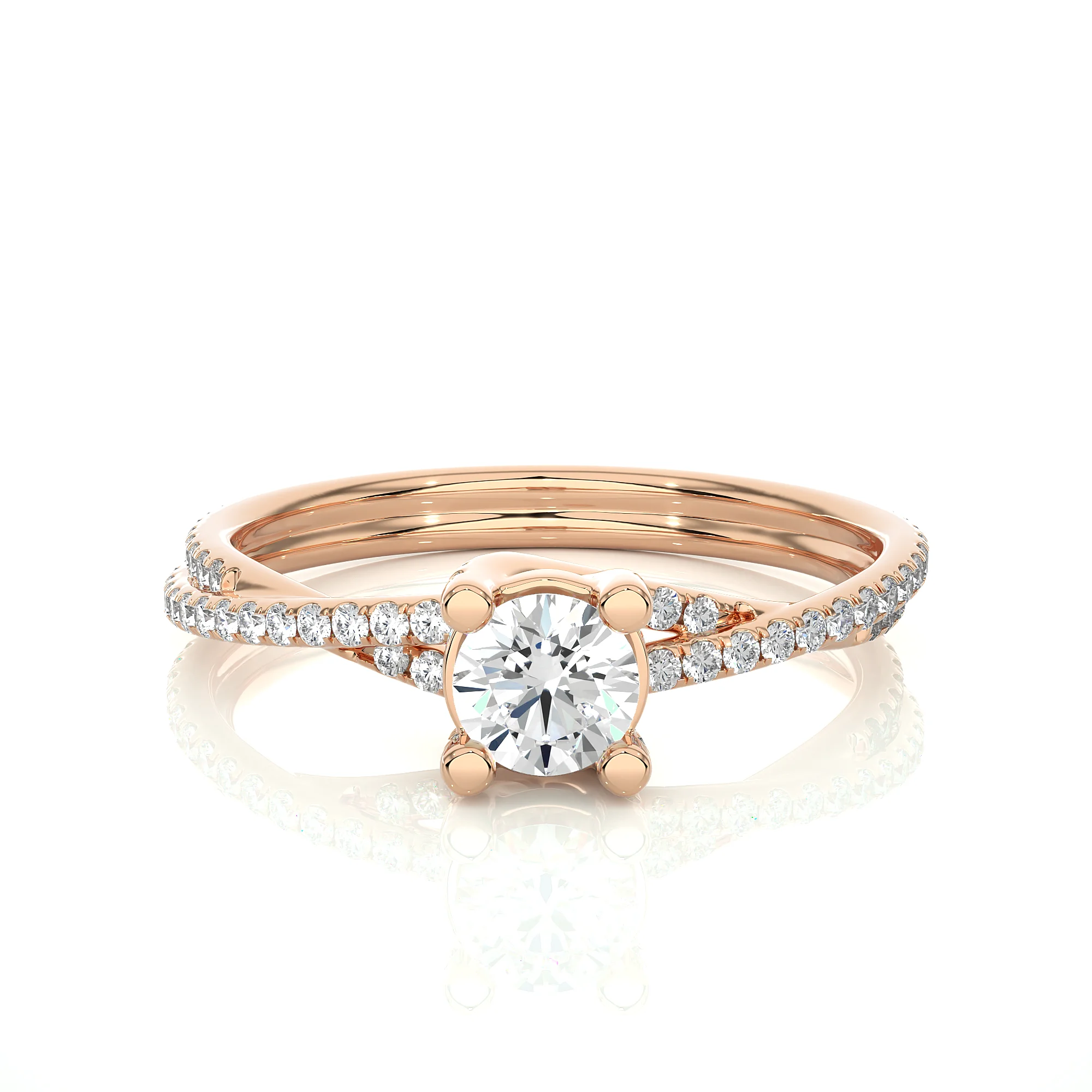 Custom Design D Color Vvs Moissanite Ring 925 Sterling Silver Diamond Crown Shape Engagement Ring for Women