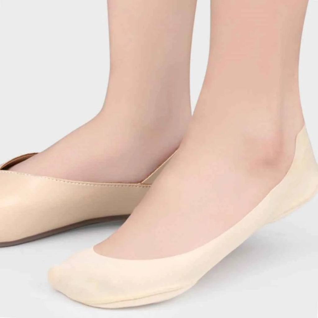 Women's 3D Anti-Slip Low-Cut Boat Socks，Comfortable Invisible Liner Boat Socks, Soft Sponge Cushioning Shock Absorption
