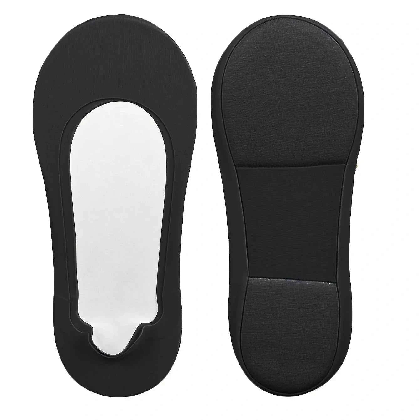 Women's 3D Anti-Slip Low-Cut Boat Socks，Comfortable Invisible Liner Boat Socks, Soft Sponge Cushioning Shock Absorption
