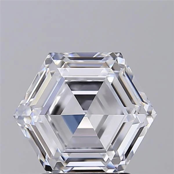 IGI Certified 1.40 Carat Hexagonal Cut D Color VVS1 Lab Grown Diamond CVD / HPHT Synthetic Diamond R.No. 593310982