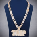 High Quality Hand-made Custom Hip Hop Pendant Necklace Iced Out Fashion 925 Silver VVS Moissanite Name Letter Pendant Mens