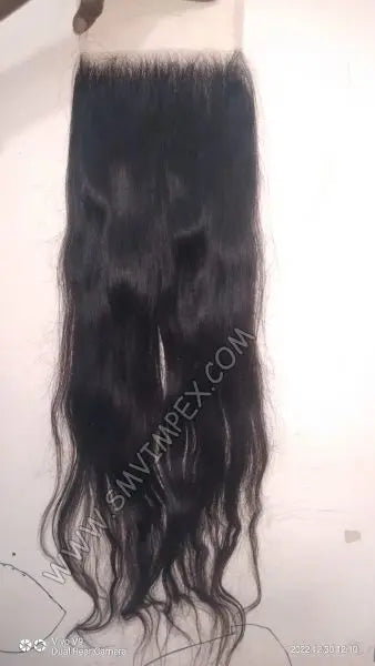 100% Unprocessed Cuticle Aligned Raw Virgin Remy Hair Closures 4X4-7X7 South Indian Temple 12a Grade