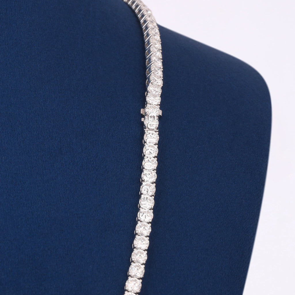 Popular Wholesale 925 Silver VVS Lab Grown Diamond Cuban Link Chain 4MM Width with High Quality Budget Friendly Jewelry