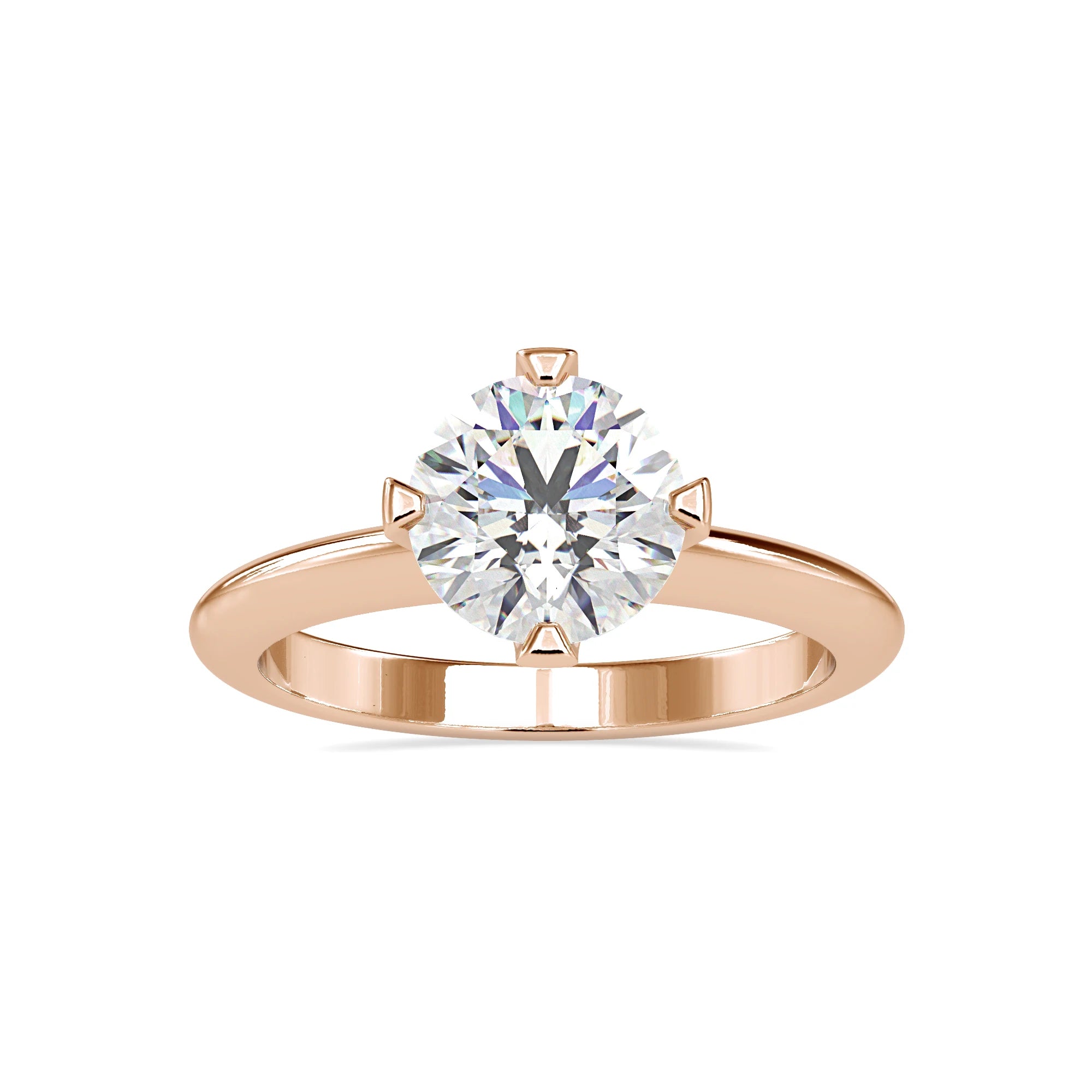 Hot Selling 1.60 Carat Lab-Grown Round Cut Diamond Ring Engagement Wedding Ring Jewelry 14k White Gold Ring