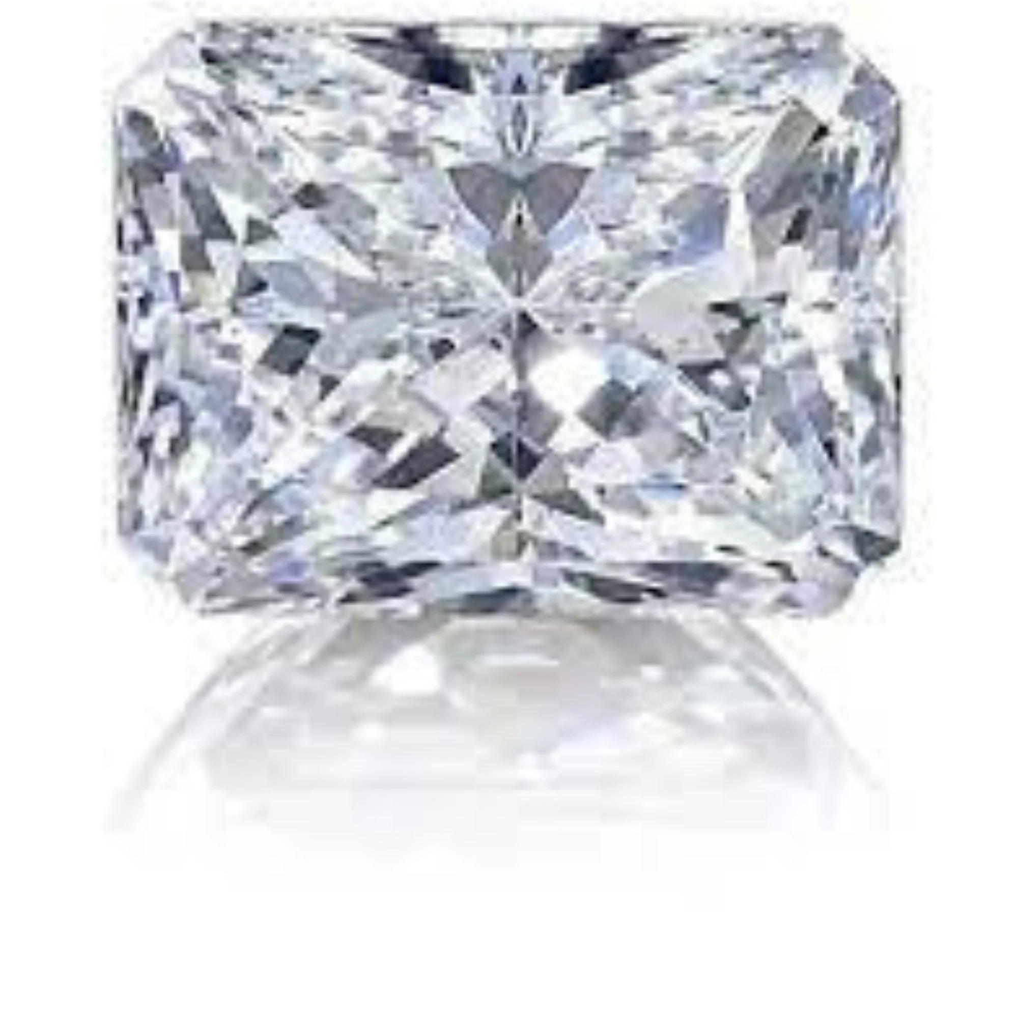 CVD HPHT Diamond Jewelry IGI Certification 2.75 Caret Radiant  Cut Diamond Loose Diamond