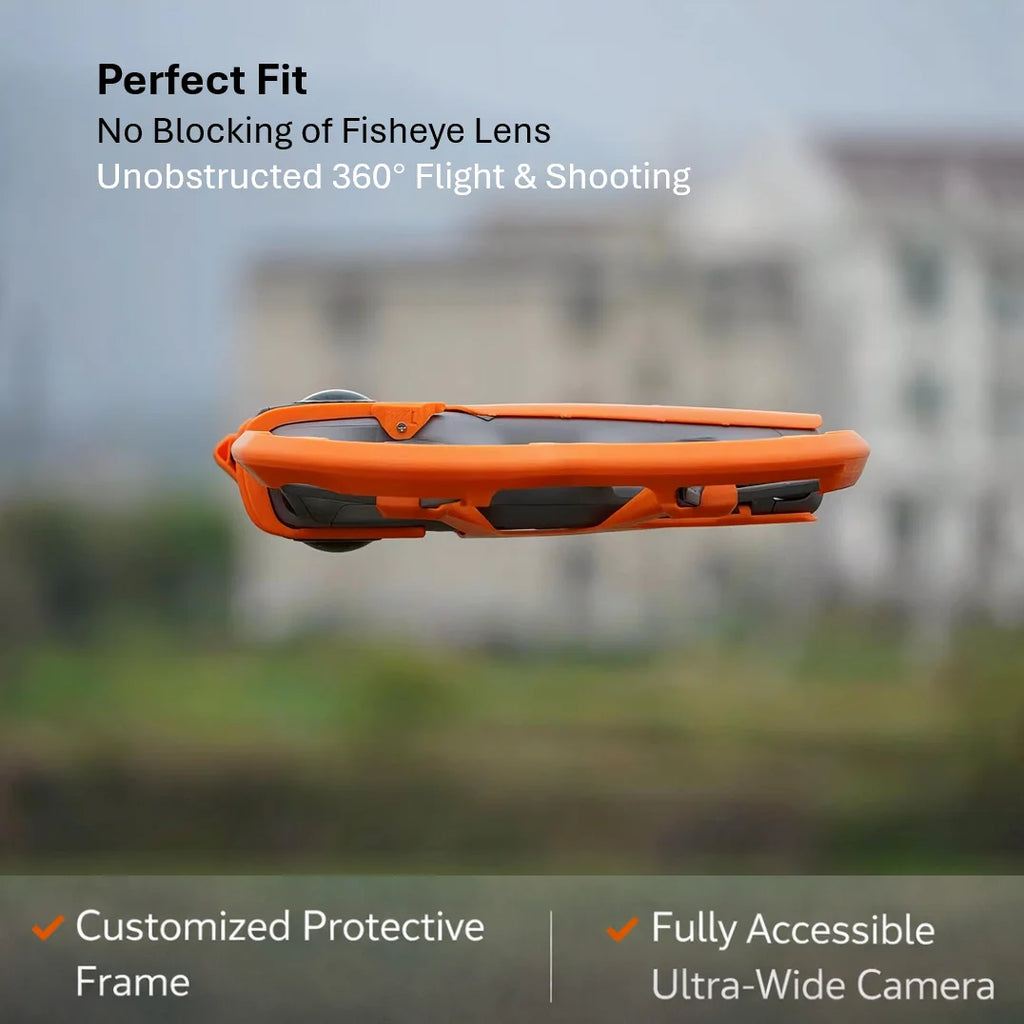 DJI Avata 360 Lightweight Full Protection Kit No Vision Blocking, No Panoramic Interference, Super Snug Fit, ABS 360° Armor
