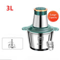 2L Meat mincer Home smoking machine multi-functional stainless steel electric meat thin meat Meat small slim slim