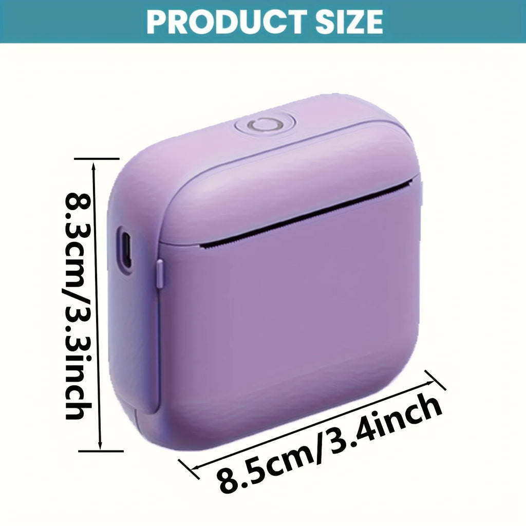 Portable Thermal Printer - Instant Printing, Compatible with iOS/Android, for Photos, Labels, Notes & More - Great Gift for Than