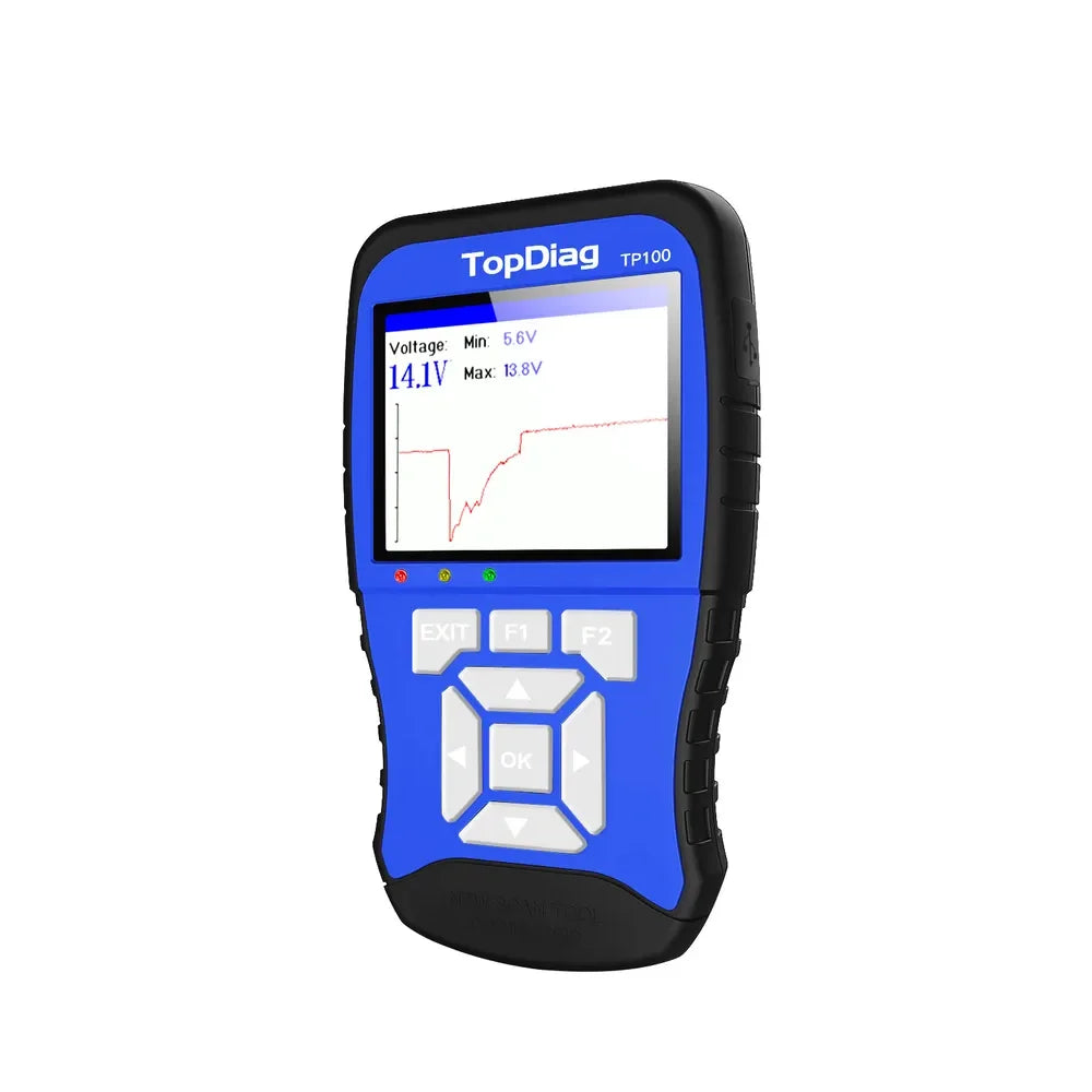 JDiag M100 Standard Version Diagnostic Scanner for Motorcycles Battery Tester with Cables for Various Brands