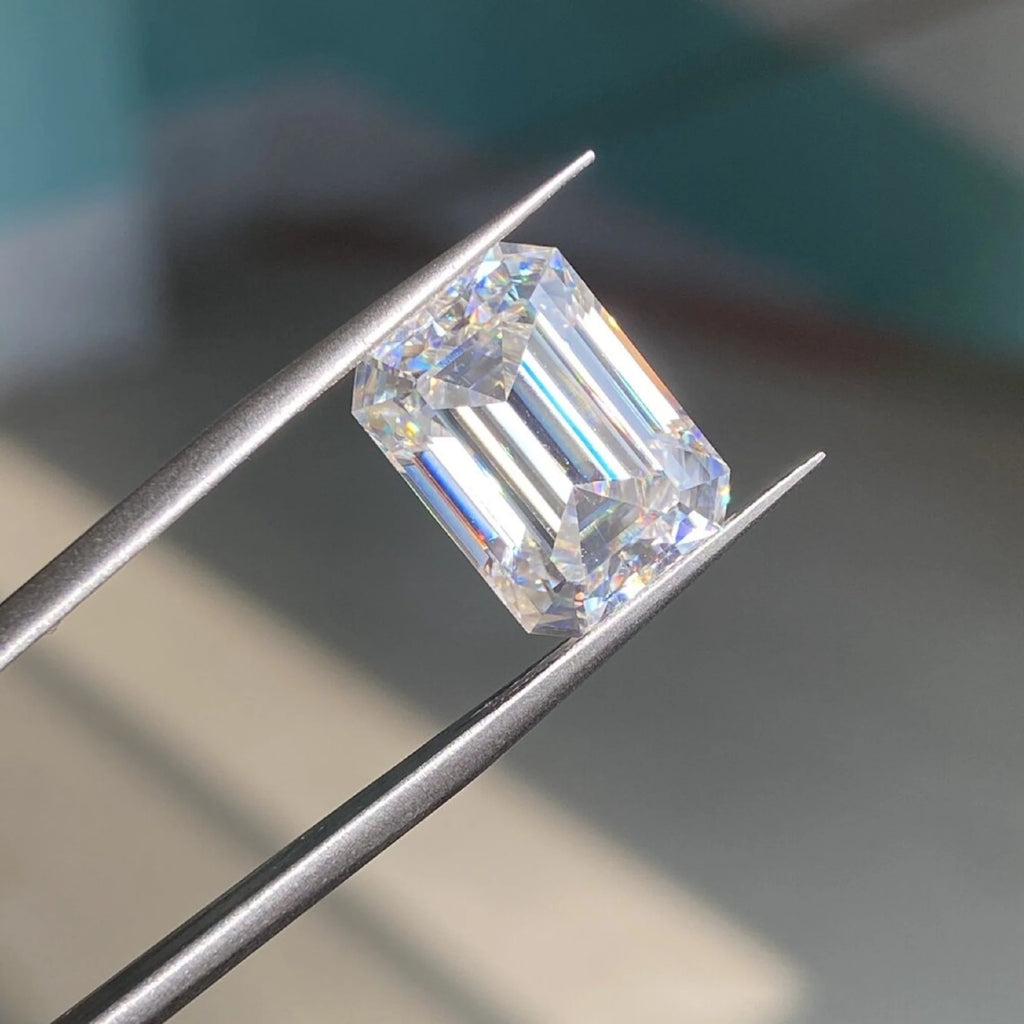 Lab Created CVD Diamond Loose Stone Emerald Cut 1.5 Ct E VS1 IGI Certified Excellent Cut High Quality Women's Jewelry Making