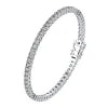 Women's 4.78Ct VS Clarity E Color Lab Grown Brilliant Cut Diamond Tennis Bracelet 14K Solid Gold IGI Certified Bangles for Gifts