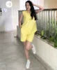 OEM ODM LINEN Blended Viscose Short Non-fading, Non-shrinking From Vietnam Manufacturer Factory